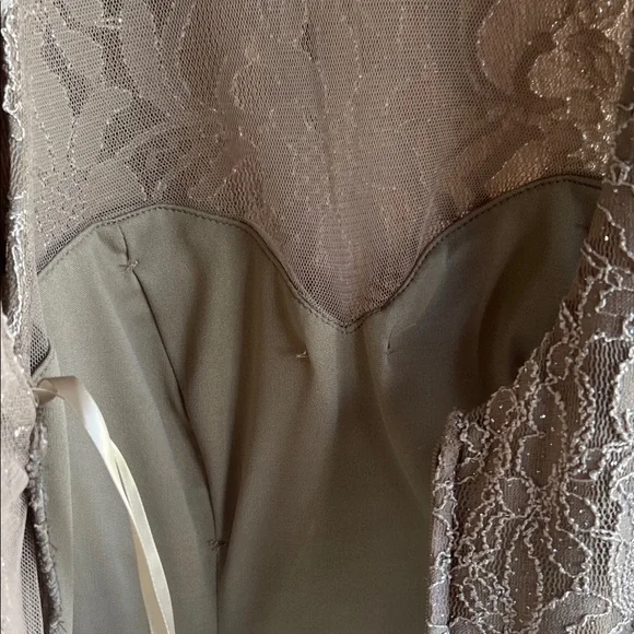 City Studio Lace and Tulle Ruffle Hem Fancy  Dress - Tan and Cream::NWT - Picture 10 of 10